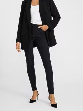 Express Black Skinny Ponte Pants